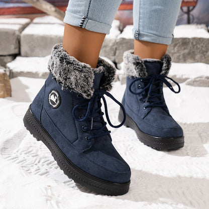 🔥 LETZTER TAG – 80 % RABATT 🔥 Damen-Winterstiefel mit orthopädischer Unterstützung, warmem Fleecefutter & hohem Schaft