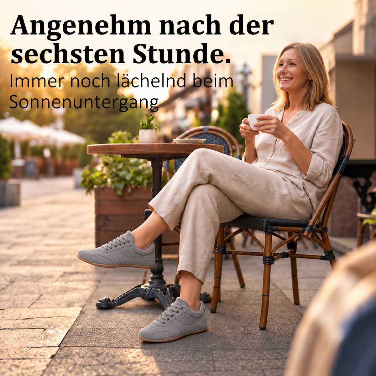 LETZTER TAG: 80 % RABATT – 👣 Damen Orthopädische Sneaker mit Fußgewölbestütze, Schnürdesign & gepolsterter flacher Sohle