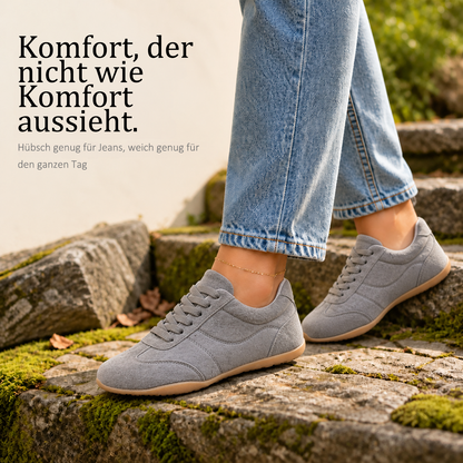 LETZTER TAG: 80 % RABATT – 👣 Damen Orthopädische Sneaker mit Fußgewölbestütze, Schnürdesign & gepolsterter flacher Sohle