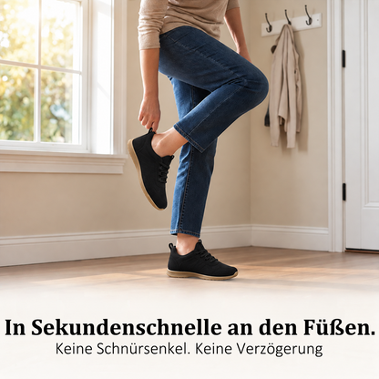 LETZTER TAG: 80 % RABATT – 👣 Damen Orthopädische Sneaker mit Fußgewölbestütze, Schnürdesign & gepolsterter flacher Sohle
