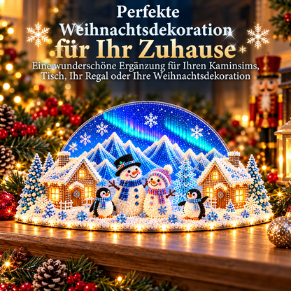 ❄️ DIY Winterwunderland mit Schmucksteinen & Perlendetails