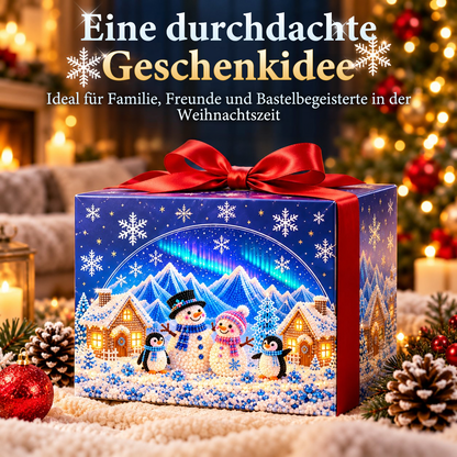 ❄️ DIY Winterwunderland mit Schmucksteinen & Perlendetails