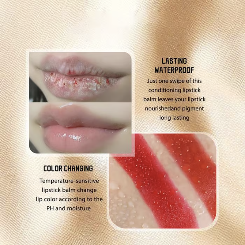 💄 LAST DAY - Buy 1 Get 1 Free ✨Transferproof Color-Changing Lipstick💄CrystalClear Color Alchemy 💋 Auto-Tints on Contact!
