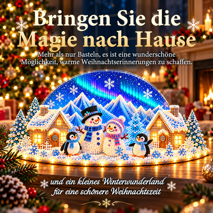 ❄️ DIY Winterwunderland mit Schmucksteinen & Perlendetails