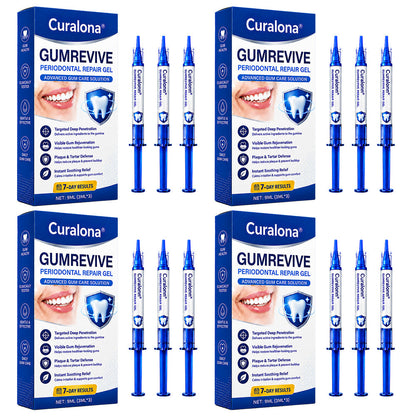 🦷Curalona® GumRevive Periodontal Repair Gel (For Bleeding Gums, Gum Recession & Loose Teeth)
