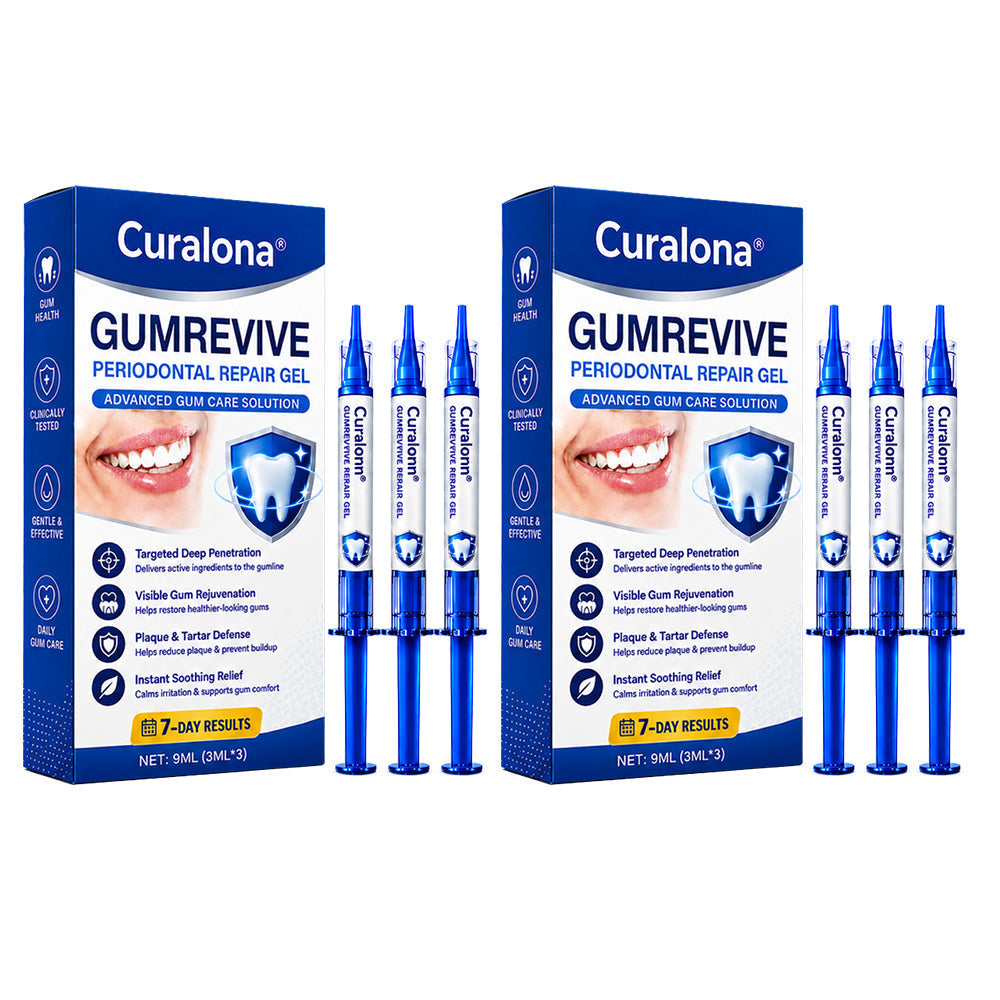 🦷Curalona® GumRevive Periodontal Repair Gel (For Bleeding Gums, Gum Recession & Loose Teeth)
