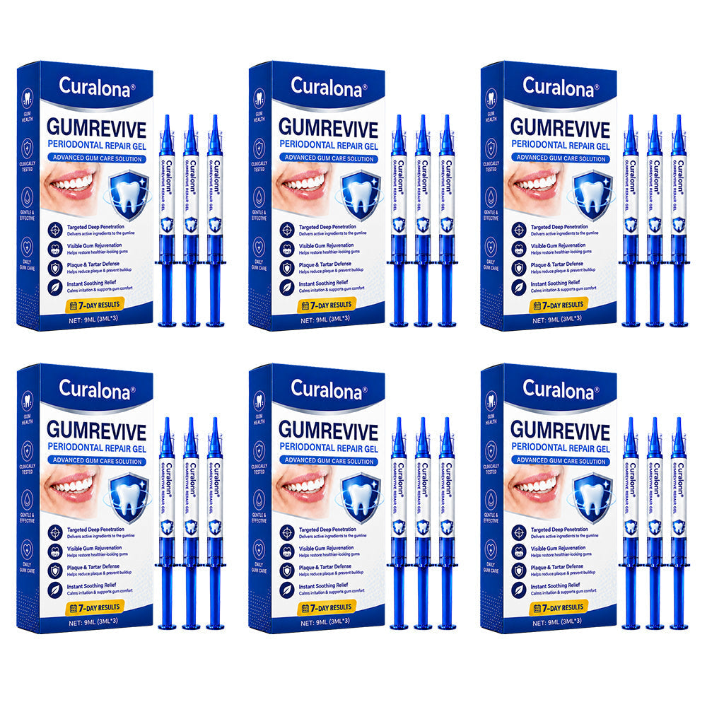 🦷Curalona® GumRevive Periodontal Repair Gel (For Bleeding Gums, Gum Recession & Loose Teeth)