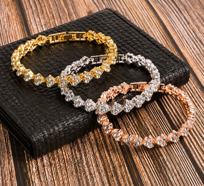 🔥 LETZTER TAG DES ANGEBOTS – 80 % RABATT 🔥 CZTICLE® Lymphatische Magnettherapie Roman Kristall Diamant Armband