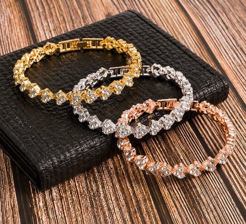 🔥 LETZTER TAG DES ANGEBOTS – 80 % RABATT 🔥 CZTICLE® Lymphatische Magnettherapie Roman Kristall Diamant Armband