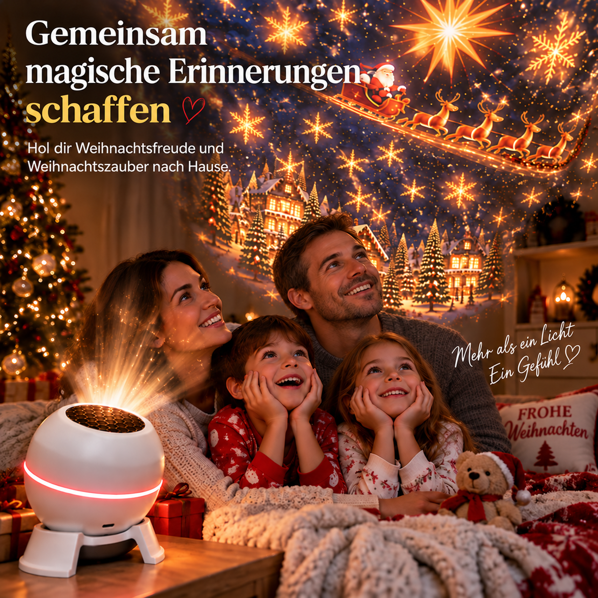 Offizieller Shop | 🎄 SCNDR® intelligenter holografischer Projektor (HD Smart Dynamic 5D)