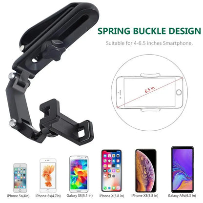 New 1080° Multi-function Sun Visor Universal 360 Degree Rotating Phone Holder exavon Suitable for Any Scene Car Holder - Rotatable and Retractable
