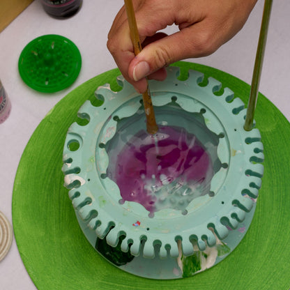 Portable Paint Pallet, Brush Cleaner and Organizer