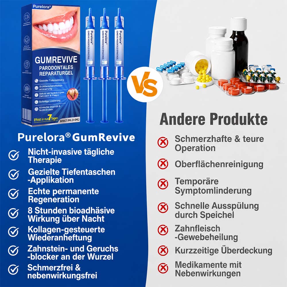 🦷 𝑷𝒖𝒓𝒆𝒍𝒐𝒓𝒂® GumRevive – Gezielte Pflege dort, wo die Zahnbürste kaum hinkommt