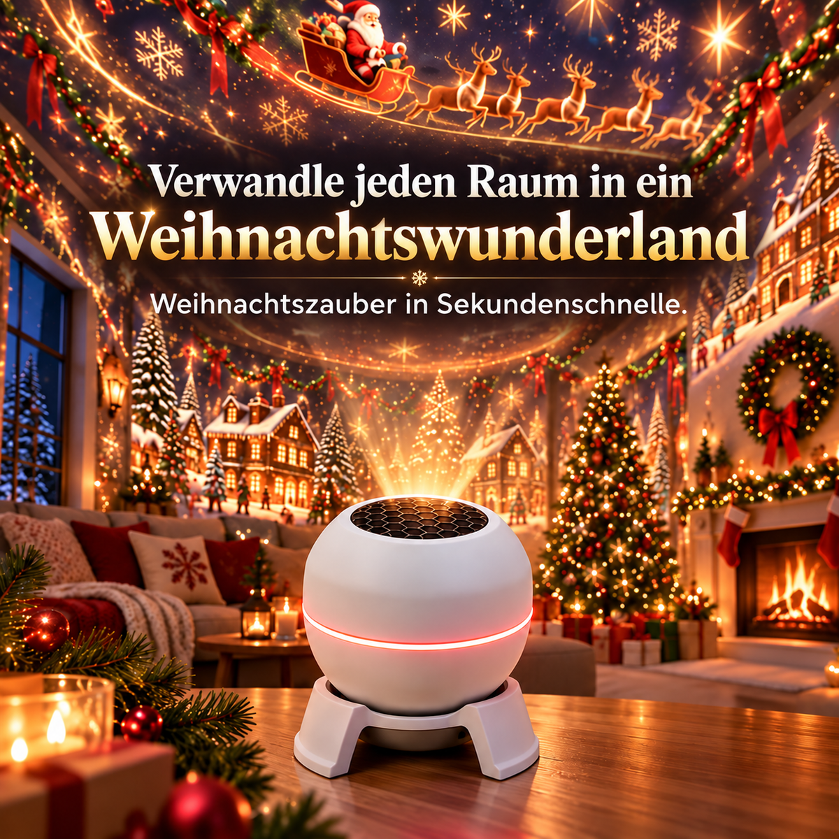 Offizieller Shop | 🎄 SCNDR® intelligenter holografischer Projektor (HD Smart Dynamic 5D)