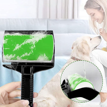 Washable Reusable Gel Lint Roller for Pet Hair, Dog Cat Pet Hair Remover for Clothes, Laundries, Dust Fuzz Fur - Sticky Cleaner - Fur Removal Tool