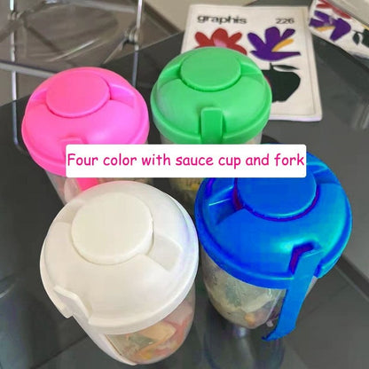 🔥 BUY 2 GET 3🔥2022  Keep Fit Salad Meal Shaker Cup
