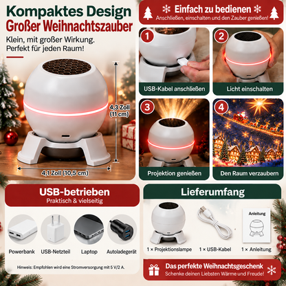 Offizieller Shop | 🎄 SCNDR® intelligenter holografischer Projektor (HD Smart Dynamic 5D)