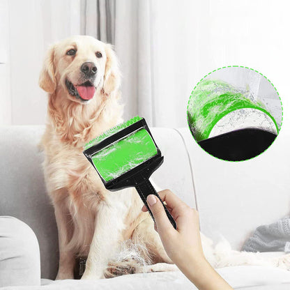 Washable Reusable Gel Lint Roller for Pet Hair, Dog Cat Pet Hair Remover for Clothes, Laundries, Dust Fuzz Fur - Sticky Cleaner - Fur Removal Tool