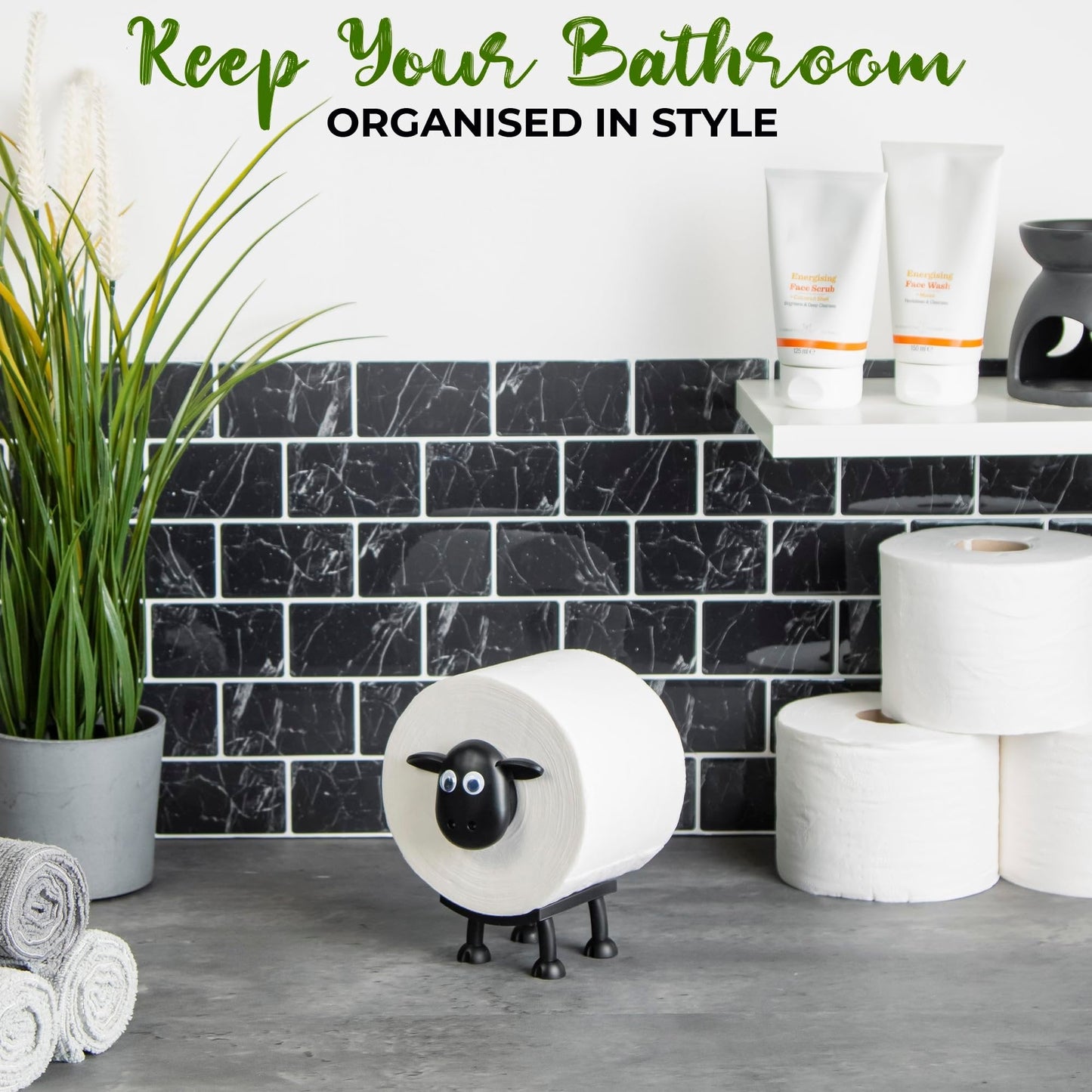 💥LAST DAY SALE 49% OFF💥-3PCS Sheep Toilet Roll Holder - Funny Toilet Paper Holder