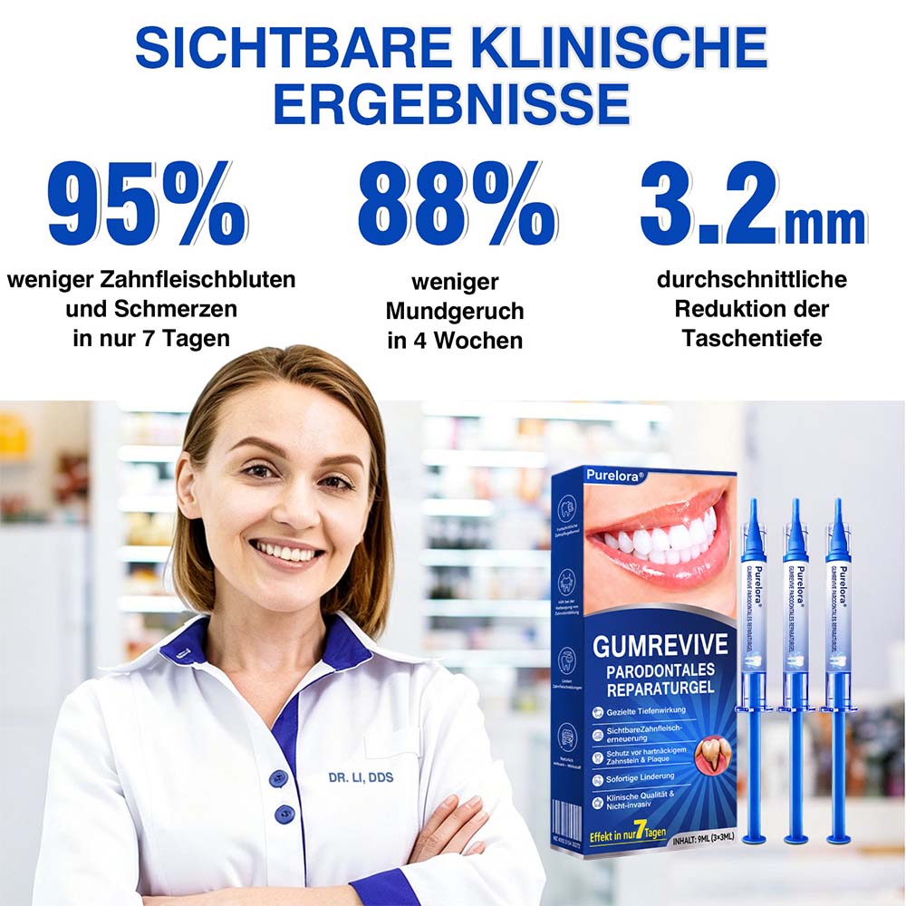 🦷 𝑷𝒖𝒓𝒆𝒍𝒐𝒓𝒂® GumRevive – Gezielte Pflege dort, wo die Zahnbürste kaum hinkommt