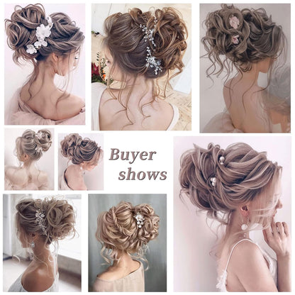 🌲Early Christmas Sale 49% OFF🎁Messy Curly Dish Bun