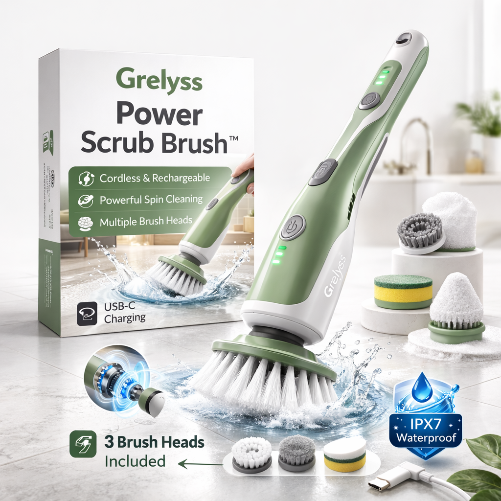 Grelyss Power Scrub Brush