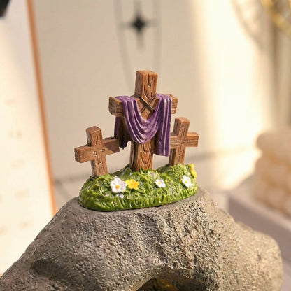 Resurrection Light Empty Tomb Easter Scene