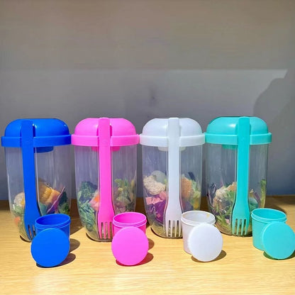 🔥 BUY 2 GET 3🔥2022  Keep Fit Salad Meal Shaker Cup