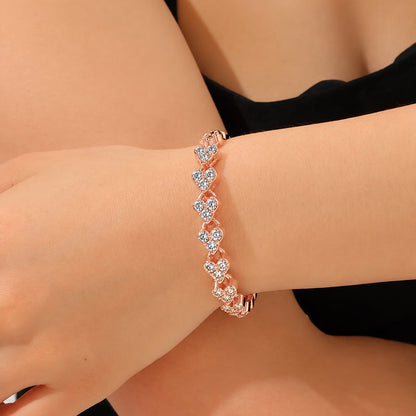 🔥 LETZTER TAG DES ANGEBOTS – 80 % RABATT 🔥 CZTICLE® Lymphatische Magnettherapie Roman Kristall Diamant Armband