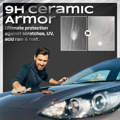 Titanium Ceramic Wax Cream — Mirror Gloss & Long-Lasting Protection in 15 Minutes