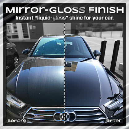 Titanium Ceramic Wax Cream — Mirror Gloss & Long-Lasting Protection in 15 Minutes