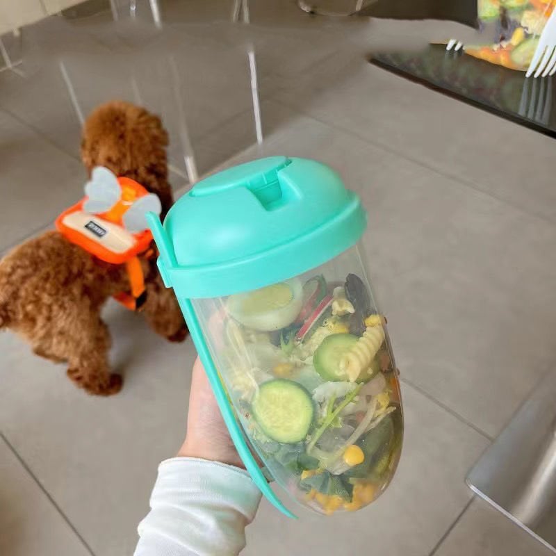 🔥 BUY 2 GET 3🔥2022  Keep Fit Salad Meal Shaker Cup