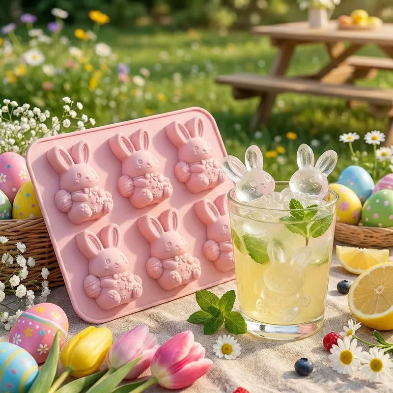 🐮 Mini Highland Cow Ice Cube & Dessert Mold 🧊🍪 Cute 3D Ice for Drinks, Parties & Gifts💕