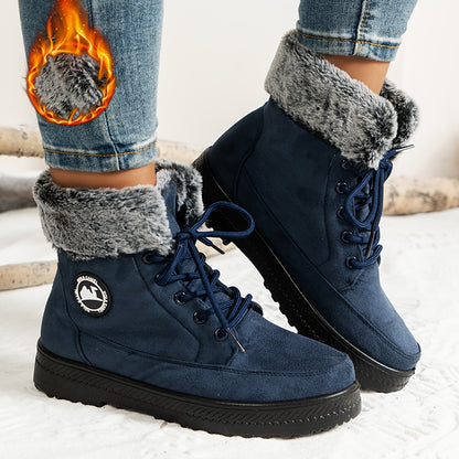 🔥 LETZTER TAG – 80 % RABATT 🔥 Damen-Winterstiefel mit orthopädischer Unterstützung, warmem Fleecefutter & hohem Schaft