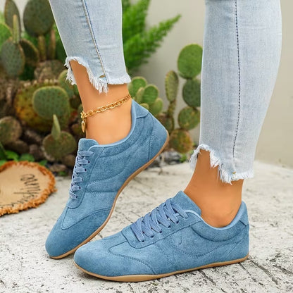 LETZTER TAG: 80 % RABATT – 👣 Damen Orthopädische Sneaker mit Fußgewölbestütze, Schnürdesign & gepolsterter flacher Sohle