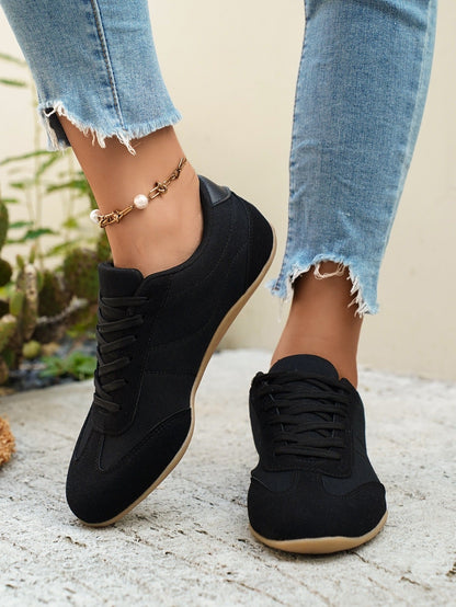 LETZTER TAG: 80 % RABATT – 👣 Damen Orthopädische Sneaker mit Fußgewölbestütze, Schnürdesign & gepolsterter flacher Sohle